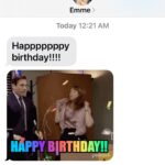 Kirsten Storms Instagram - Every. Single. Year. @emmerylan makes sure she stays up until after midnight so she’s the first to text me. And at our age - after having wrangled kids all day, staying up that late is sheer torture. Thanks for torturing yourself for me, bestie. This gesture isn’t lost on me. 🫶🏼🥰