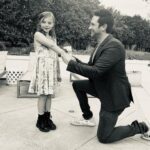 Kirsten Storms Instagram - The Daddy/Daughter Dance preparty was a success. Baby rose corsages? Stop-the-cuteness. Brandon’s charcuterie boards were a hit blah blah blah….I still think he copied something he found after lurking Pinterest in the middle of the night. 🤷🏼‍♀️ Anyway, going to bed right now feeling thankful that Harper has a great group of friends at school and that their parents are just as amazing. That gift is not lost on me. 🥰 (But those damn charcuterie boards could not have been an original idea. #coparenting 😬)