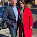 Kirstie Allsopp Instagram - I bought this coat in 1999 from @thecrossshop, and wore it for the pilot of @c4locationsofficial. We then went on to make Relocation, Relocation, which is how we met @shanemccoubreyart, these earrings were a present from him. Shane is one of our favourite house hunters, and yours too it seems. Phil & I are so lucky still to be doing this job, today we are filming @loveitorlistituk in Portsmouth. 😘