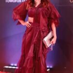Kishori Shahane Instagram – At ITA…event full of glitz and glamour..
@theitaofficial @anuranjan1010

Styling @yourstylistforever 
Saree @thegroomingcollection 
Jewellery @shirani.legacy 
Photography @kunal_mohite_photography 

#kishorishahane #kishorishahanevij #brand #branding #collab #collaboration #fashion #insta #instagram #instagood #trending #trendingsongs #tv #industry #réel #reels #reelsinstagram