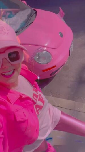 Kitten Kay Sera Instagram - So much fun today with @romanstjohn thanks for @chinchinusa & the convo! 💗💗 everything is better in PINK

#pinkest #pinkestpersonintheworld #pinkbug #pinkvolkswagen #pinkvw #pinkconvertible #pinkeverything #pinkicon #pinkqueen #cutebugs
