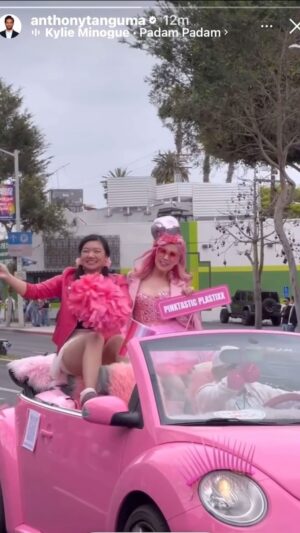 Kitten Kay Sera Instagram - 💗🌈🎀🏳️‍🌈 WEHO PRIDE WAS SUCH A VIBE! Super fun and amazing!! I am so honored to be a part of it! I’ve been an active supporter of the LGBTQ COMMUNITY since my RICHS days in Houston Texas in 1990s ! Anyone who knows me knows that ….these are my people! Special thank you to @sotellrob_mua for my hair & makeup artistry & driving us! @celindachang for riding with me ! 💗🏳️‍🌈🎀💅🏻🌈 next year @pinktasticplastixx would love to perform at @wehopride !!! Let’s make it happen!!! Special thank you to @romanstjohn for the footage and appearance in the video!!! 🌈💗