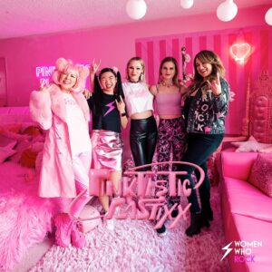 Kitten Kay Sera Instagram - Everything is prettier in pink!

We had the chance to sit down with the incredible @pinktasticplastixx at the Pink Palace a couple of weeks ago ahead of their new single “Kinda Crazy” that drops today!

Swipe to hear from the band about their new release, their inspirations, and the challenges they have faced in the music industry.

#womenwhorock #womeninmusic #supportwomeninmusic