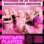 Kitten Kay Sera Instagram - If you missed @pinktasticplastixx over the weekend .. never fear we will be at UNIVERSAL BAR & GRILL FOR A VERY special HALLOWEEN 🎃 SHOW !! We go on at 8:45 pm .. y’all make sure you come please 💗 what do you think our Halloween costumes should be ??? 💗 of course we are taking requests.. PINKTASTIC PLASTIXX ARE @alexa.drums @rockyrosemusic @aurora.celena.bass @celindachang @kittenkaysera 📷 @sofinchphotography At @thepinkpalace_ 💗 exxcited to share the stage with @xtineandtherecklesshearts @ominousduckofficial @tempermentaltheband