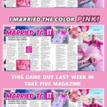 Kitten Kay Sera Instagram – @take5magazine 💗💗 Australia feature came out last week !! they’re still talking about my big pink wedding 💒💗