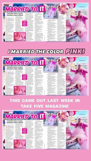 Kitten Kay Sera Instagram - @take5magazine 💗💗 Australia feature came out last week !! they’re still talking about my big pink wedding 💒💗