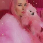 Kitten Kay Sera Instagram - Happy National Puppy Day @pupnamedpinky is my pink partner in fun! Shes my everything!! 💗🐾💗 so tickled pink I found you!!! Not a day goes by that I am not grateful to get to luv ya .. 💗💬💬💗