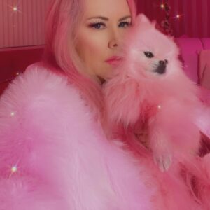 Kitten Kay Sera Instagram - Happy National Puppy Day @pupnamedpinky is my pink partner in fun! Shes my everything!! 💗🐾💗 so tickled pink I found you!!! Not a day goes by that I am not grateful to get to luv ya .. 💗💬💬💗