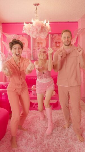 Kitten Kay Sera Instagram - We sent our dynamic duo, Allyson and Matt, to the home of the world’s pinkest person for a fabulous PINK-OVER! 💖🏠
 
How do you think they rocked this rosy challenge? 
 
Don’t forget to catch our exclusive interview with Kitten Kay Sera inside the pages of our new book, Level Up. Link in bio 💋
.
.
.
#Ripleys #BION #RipleysBION #WeirdHistory #History #WeirdNews #LevelUp #RipleysBelieveltorNot #RipleyPublishing #NewBook #AnnualBook #Bookstagram #BookTeaser #Inspiring #Unconventional #Unbelieveable #MustRead #Bookworm #LinkinBio #AddtoCart #BookLover #Bookish #Instabook #Reading #Read #KittenKaySera #Pink #PinkestPerson