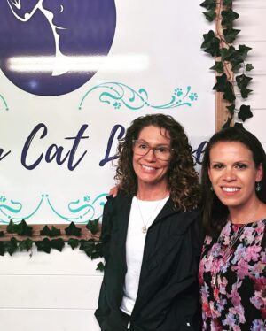 Kitty Flanagan Instagram - It’s my dream day! Got to be an official “cat cuddler” @ninthlifefoundation - a charity that takes in unwanted senior Kitties. (I may end up there myself, so thought I should check out the facilities) Still a lot of life and love in these gorgeous felines, they just need loving homes (except that last one - that’s my Sargey - he could probably use a break from his over loving owner.) Big shout out and thanks to Jules who owns and runs 9th life. She’s a crazy good cat lady. 💕😻