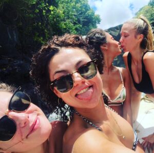 Klariza Clayton Instagram - Words cannot describe how much love I have for these 3. Without them I wouldn’t of got through the last few months - I am so thankful to have such powerful women in my life and women who will unselfishly give you all of themselves. We had the best time on our girls trip, thank you @clubmedalbion and your staff for making the celebration of our friendship so magical and a hell of a lot of fun! #longliveskins #11yearsoflove