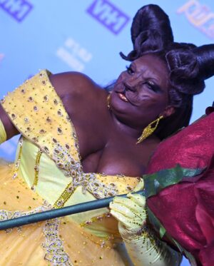 Kornbread Jeté Instagram - With T-blockers and Estradiol here she is Beastiana Rosé! We often tell people what to look like as trans. “Passable” and what’s not passable! But there’s no one way to do it. This face shows there beauty in the “beast” as well as beauty in Belle! CHOOSE WHAT YOU SEE FOR YOURSELF. FUCK THE STANDARD! And when you do it, MAKE THEM HOES EAAATT ITTTTT! 

Special shout-out to @tarareyfx ! Without you this prosthetic and make up wouldn’t even be possible! You’re a live saver! 

Hair: @wigsbycross_ 
Dress: @houseofjmc 
Mug: @tarareyfx 

Finale of @rupaulsdragrace this Friday!!! WHO YA ROOTING FOR?!