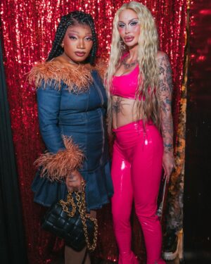 Kornbread Jeté Instagram - The doll in question. 

📸: @yuqstudios 
👗: @dhaleterdesign 
💇🏾‍♀️: @fetchasswigs 
👜: @newbottega