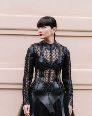 Kozue Akimoto Instagram - 🥷
#pfw #noirkeininomiya