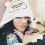 Krista Allen Instagram - Woke up to this guy laughing at me. Can't say I blame him. #Ouch 💆🏻#HAPPYNEWYEAR 🍾