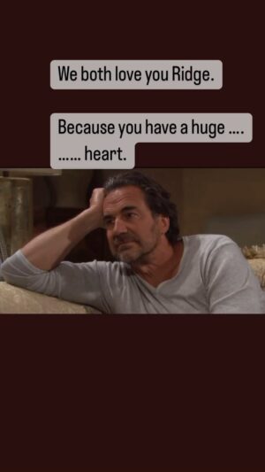 Krista Allen Instagram - Today on Bold and The Beautiful:
Who doesn’t love a man with a huge heart? 
🫢
#boldandbeautiful