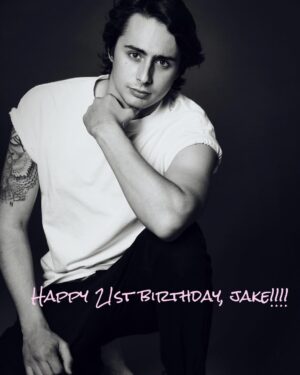 Krista Allen Instagram - Happy 21st birthday to the most amazing son a mama could ever ask for!! HAPPY BIRTHDAY, JAKE!
@jakemoritt 
You are my heart. ❤️
I’m so proud of you and who you are! You are the funniest person I know ... and I know people that do funny for a living!! You beat ‘em all!!! Belly laughing with you is my most favorite thing ever!!
You are wise wayyyyyy beyond your 21 years ... and it constantly blows me away ... because you’re mostly right about everything!! ( I said MOSTLY!!) I love you so much that it makes sparkles and sunshine jealous of how bright it is!✨✨✨✨
... and sometimes it makes Jack The Beagle jealous, but only because he is a little narcissistic and needs all the attention. 😂

But Jack did write you a poem and asked me to post it: 
Birthday poem from Jack The Beagle 🐶 to Jake the Brother.

Roses are red
Tomato-Tomato
Happy 21st birthday
I got you four Giatos.
Wait ... Roses are red
Violets aren’t tan
Four Giatos aren’t cool
Unless they’re on a minivan.

Wait ... This is not going well.

Roses are cool 
I love to poop, like my brother
Now, pet my ears soon
... and please call our mother.

Wow!! Jack is so smart!!!
Loaf you like a slice of bread!
🍞❤️!!!!!!!!!! Xo Mom and Beegs *
*

#micdrop #giatos #happybirthday #myson #21yearsold #legal #nomorefakeid #proudmom