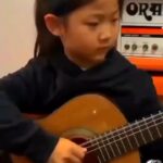 Krista Allen Instagram - Omg I am totally captivated by @miumiuguitargirl ❤️ #flymetothemoon #guitar #kid #listen #talent #love