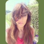 Krista Allen Instagram - One of the reasons not to keep sunglasses on your head ... They get stuck when your ready to wear them. #LifeLessons