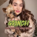 Kristal Shine Instagram – Me and my dog🎄