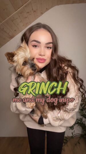 Kristal Shine Instagram - Me and my dog🎄