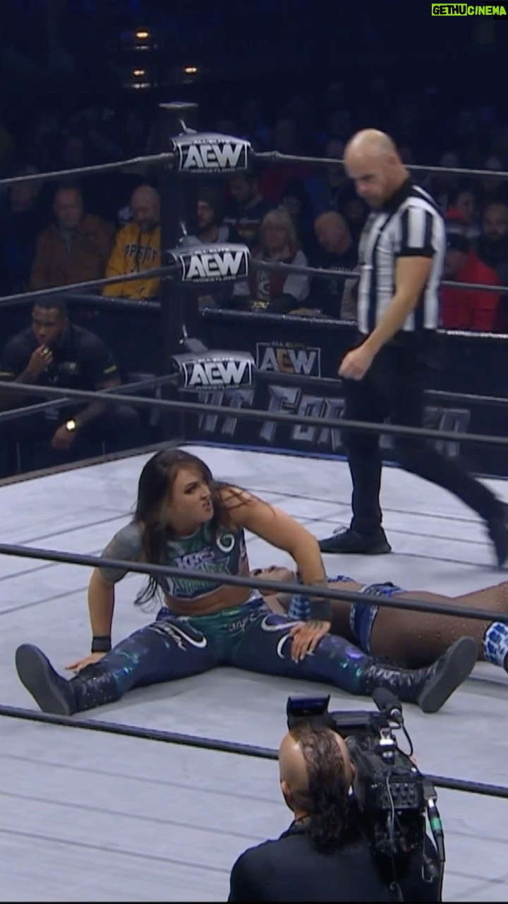 Kristen Stadtlander Instagram - Queen Aminata @amisylle is battling it out with @callmekrisstat! Watch #AEWRampage on TNT!