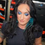 Kristen Stadtlander Instagram - The badass TBS Champion @callmekrisstat @aew Makeup by yours truly Hair by the talented @clockinour It’s feels so great being able to have fun with colors and get creative again 🧜‍♀️ thank you @joannadeemakeup for the inspo ♥️