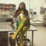 Kristen Stadtlander Instagram - In case you were wondering, Roguelander has been having a pretty good weekend here at @fscwentertainment @galaxyconraleigh #fscwwomenschampion #rogue #xmen #galaxyconraleigh #wrestling