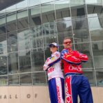 Kristen Stadtlander Instagram - I’m Ricky Bobby, and if you don’t chew Big Red, then f*ck you. #nascarhalloffame #talladeganights #rickybobby #calnaughtonjr #halloween