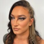 Kristen Stadtlander Instagram - A graphic liner for the baddest @callmekrisstat 🖤 Hair and makeup by @emilycaitlan @aewglam . . . . . . . #makeupartist #hairandmakeup #wrestlingmakeup #makeup #glammakeup #aew #aewglam #aewdynamite #aewrampage