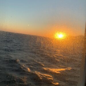 Kristin Scott Thomas Instagram - Leaving Amorgos for Mykonos. Via Naxos.#greekislands  #filming  #wind #aunaturel #apologies