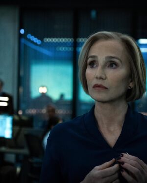 Kristin Scott Thomas Instagram - Yours truly as Diana Taverner. I am very excited  that this will@be on your screens soon. #SlowHorses at last!  April1st @appletvplus  Glamorous look by @mariedeehan