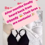 Kristin Bauer Instagram - Not sure why they make it so hard to get this info but just FINALLY reached them and fyi @boody bras are #nontoxic #pfasfree and @oeko_tex certified - if you are looking for a nontoxic bra!!!