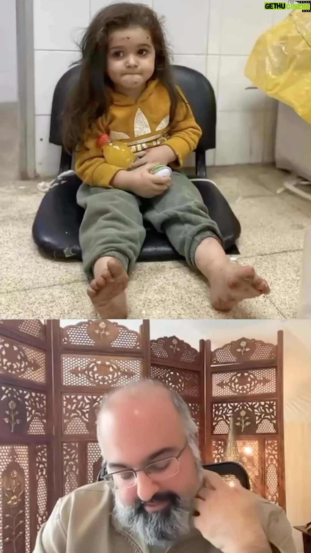Kristin Bauer Instagram - @scienceandnonduality_ An excerpt from our recent conversation “Love with Justice: A Muslim Perspective on Palestine/Israel” Omid Safi @brotheromid honors and speaks on Julia, a Palestinian child survivor, and calls for humanity as we ask ourselves the difficult questions about our own responsibility. Julia is a Wounded Child With No Surviving Family Members #WCSNF #palestine #gaza