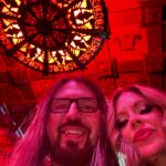 Kristin Bauer Instagram – At the LA @endlessnightvampireball with my new selfie spot and @kristinbauer our MC at the Los Angles Vampire Ball 2024 #endlessnightvampireball #fathersebastiaan #losangelesvampireball