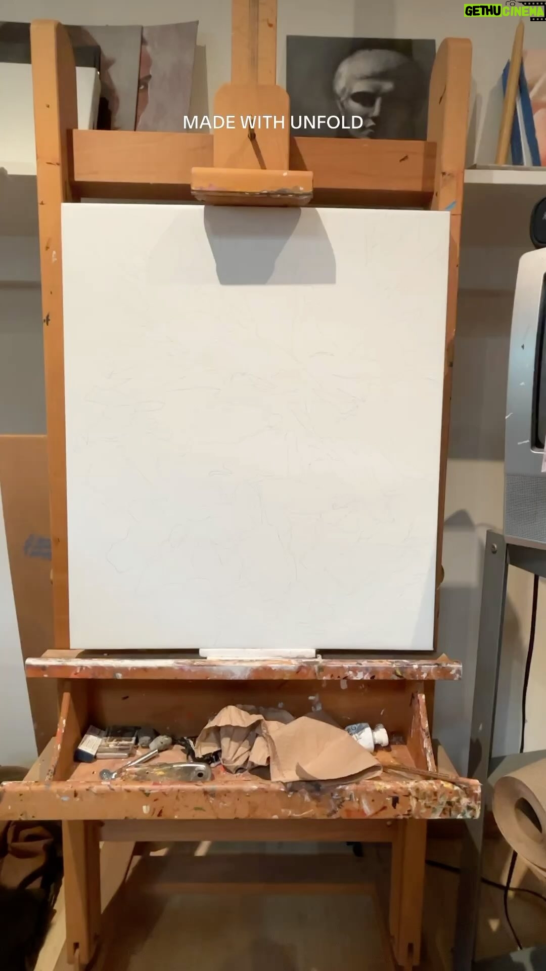 Kristin Bauer Instagram - New painting very close to done. One more fine tuning pass, and Bob will be her Uncle. #painting #oilpainting #artheals #artist #painter #flower #flowerpainting
