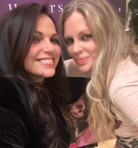 Kristin Bauer Instagram - Such an easy speech to give - to honor @lanaparrilla with a #waggyawards 🥇💓 Of course I cried through half of it as I adore Lana and all who knew sweet Lola feel for Lana’s loss. Swipe through and you’ll see I knew Lola intimately. 💋 👅😍. What I also love about that sequence of photos is it shows how fun Lana is! She knew that 👅 was comin my way and sat back taking play by play shots! 🤣😂🤣 I f^*ing dig that about Lana. She loves to laugh and so do I! So much love all around!! I’m So grateful for knowing a lady with such a huge heart! ♥️ #repost @lanaparrilla Never too late… ❤️ A big thank you to my girl @kristinbauer for presenting my Honouree Award at the @thetailwaggersfoundation #waggyawards I love you sister friend 💋🥰🐶🙏🏽 And to my Angel Lola 🕯️ I miss you more than words can express… #truelove