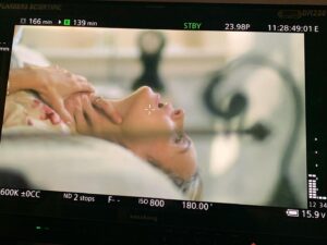 Kristina Klebe Instagram - Making a movie… and ACTION! Day 6 is finished … only 12 more to go! Making a feature in this little time on such a tiny budget … one might say it’s impossible, others may say you’d be insane… Byron and I just said: let’s make a fucked up love story based on me breaking my back last year. #filmmaking #producing #writerdirector #actor #brokenback #funtimes #makingmovieswithyourpartner 
Still running an #indiegogo also!
