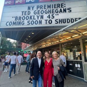 Kristina Klebe Instagram - Last night was such a special and quite emotional night for me. To share this incredible film that @tedgeoghegan wrote and directed with my parents…I’m not always great at expressing myself in front of an audience but you can hear a little about how I felt in the video at the end. Thank you to all my friends and family who came! Thanks @assal.ghvm for recording this! Catch BROOKLYN 45 on Shudder and AMC  June 9th! #shudder #amc #supernatural #drama #whodunnit #ghostsofthepast #hauntedhistory #ww2 #warsucks #hugsnotguns #peacewarrior #warriorforpeace #lovenotwar #horrorfans #halloween #nyc #ifc #ifccenter