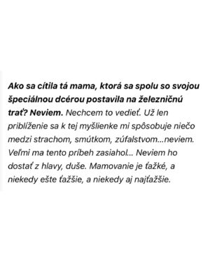 Kristína Tormová Instagram - kúsok z nového textu pre @najmama.sk ktorý sa mi písal strašne zle (až tak, že som si čil pridala Lunetic, aby ma nepiclo). celý nájdete na najmame….nemám viac čo dodať. smutno mi a vďačne zároveň.