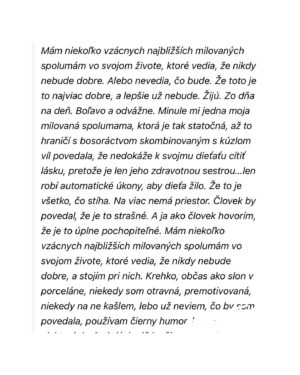 Kristína Tormová Instagram - kúsok z nového textu pre @najmama.sk ktorý sa mi písal strašne zle (až tak, že som si čil pridala Lunetic, aby ma nepiclo). celý nájdete na najmame….nemám viac čo dodať. smutno mi a vďačne zároveň.