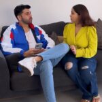 Kristina Patel Instagram - Men will be men.😅 @komdhi @kristinapatel_official_ . . . Location- @tara_the_luxe_villa . . . . . #explore #vishalkalra #reelsindia #viralvideos #krishal #comedyvideos