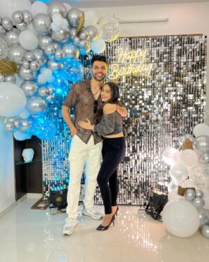 Kristina Patel Instagram - Happy birthday to you Vishi ♥️
You are a rockstar 🥳
May you achieve all your dreams ♥️🧿
Lots of love ❤️ @vishalkalra_ 
.
Decoy by : @_balloons_n_papers 
Thank you so much ♥️
.
#kristinapatel #vishalkalra #krishal #explore