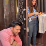 Kristina Patel Instagram - Kya surprise mila hai.😢 @kristinapatel_official_ . . . . . #explore #vishalkalra #reelsindia #krishal #happyvalentinesday #couplecomedy