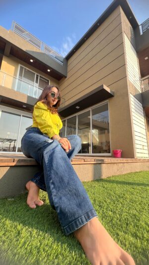 Kristina Patel Instagram - Had an amazing stay at @tara_the_luxe_villa 
Just what I wanted for my weekend getaway.
Go DM on @tara_the_luxe_villa and book your stay ♥️
.
.
#kristina #lonavala #getaway #funtimes #villa #explore #travel #trendingreels #reelsinstagram #reelsindia #reelkarofeelkaro #love #vibes
