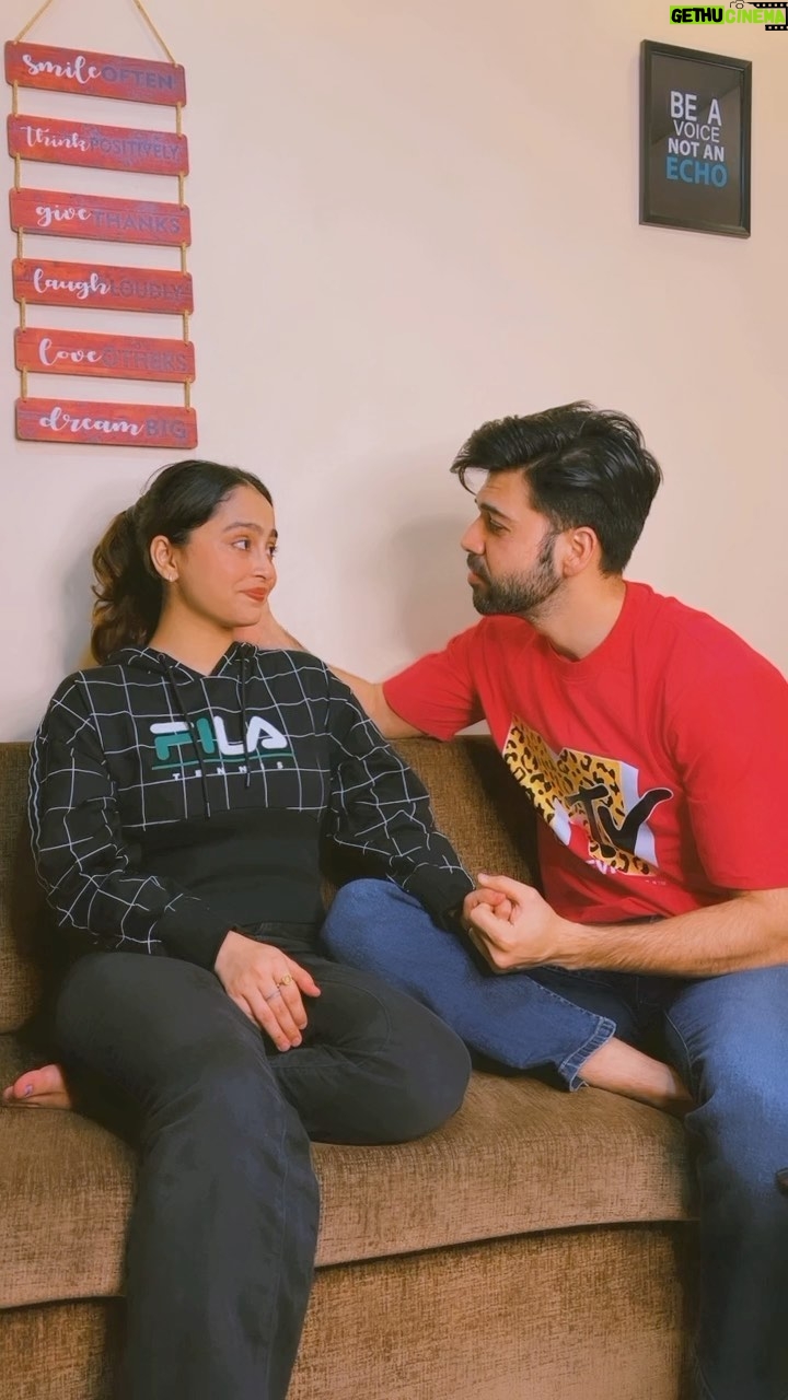 Kristina Patel Instagram - Kabhi kisi se kam mat smjhna.😝 @kristinapatel_official_ . . . . #explore #vishalkalra #reelsindia #viralvideos #krishal