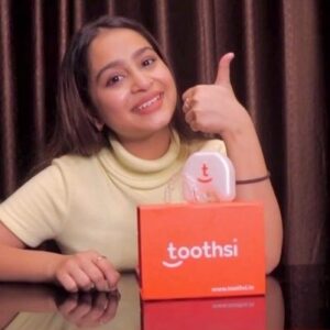 Kristina Patel Instagram - Curious about someone’s perfect smile that you always wished for ?
Toothsi brings you invisible aligned at your doorstep.Start your journey to a perfect smile with toothsi today using the promo code TTI21KTP and avail amazing discounts 🥰
.
.
.
#kristinapatel #smilekhulke #toothsialigners #smilemakeover #cutesmile #tryout ……