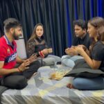 Kristina Patel Instagram - When you use 100% of your brain. 😅 . @kristinapatel_official_ @adityabhadoriaa @komdhi . . Ib- @restykamboj . . #explore #reelsindia #krishal #viralvideos #trending #comedyvideos