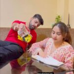 Kristina Patel Instagram - Arrange marriage vs love marriage.😅 @kristinapatel_official_ . . . . . . #explore #vishalkalra #reelsindia #comedyvideos #krishal #kristinapatel