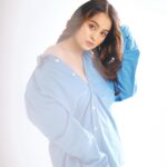 Kristina Patel Instagram – Don’t look at caption , look at me 💙
.
Clicked by : @kapilcharaniya 
Mua – @ar_111ash @makeup_by_vinnie 
.
.
.
#kristinapatel #explore #cute #insta #instalike #instafashion #newpost